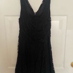 Express black cocktail dress